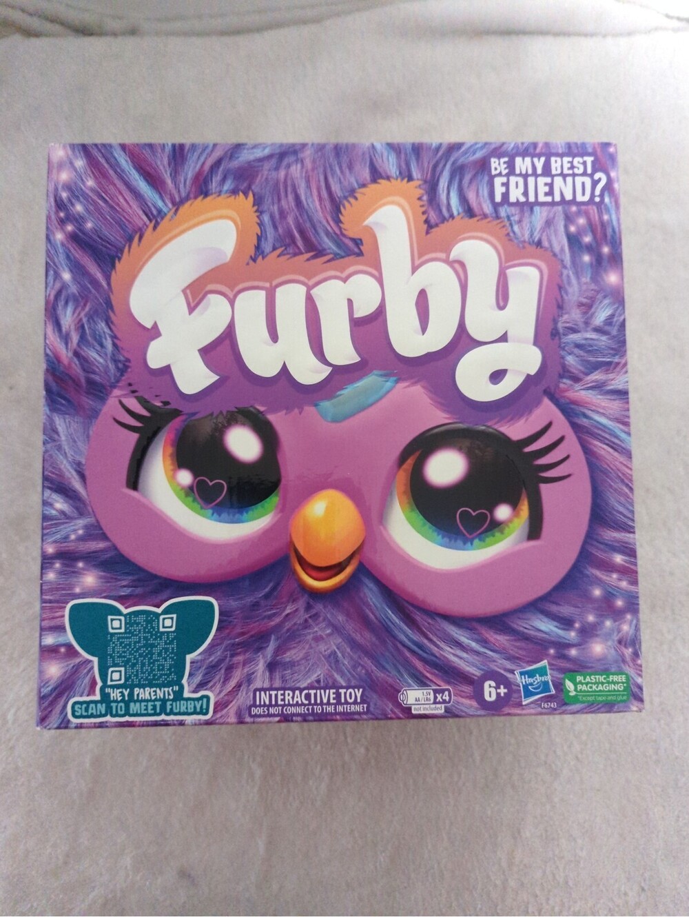 Furby Toy with Accessories 2023 - Purple Plush Furby New In Box Sealed